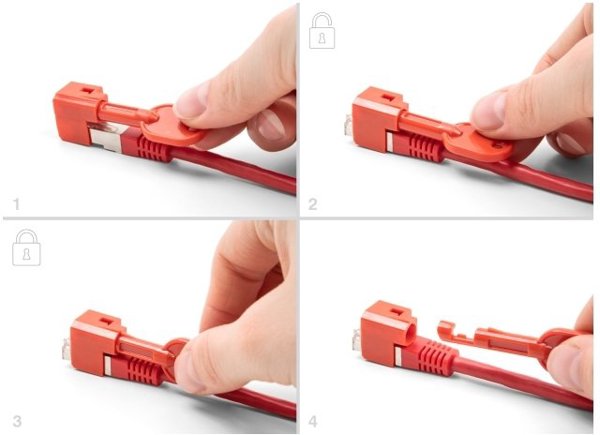Delock Σετ Port Blocker RJ45 για Θύρες Δικτύου, 10 Τεμάχια
