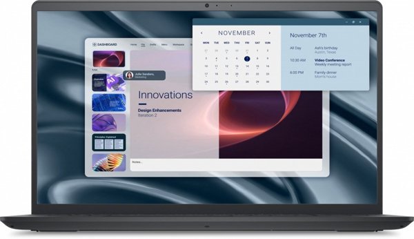 Dell Pro 15 Essential PV15250/i5-1334U/8GB/512GB SSD/Intel UHD/FgrPr/WLAN + BT/15.6" FHD/Backlit Kb/3 Cell/65W/W11 Pro/3YPS