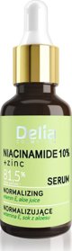 Delia Niacinamid 10% + Cynk Ορός Προσώπου, Λαιμού και Ντεκολτέ, 81,5% Φυσικής Προέλευσης, 30ml