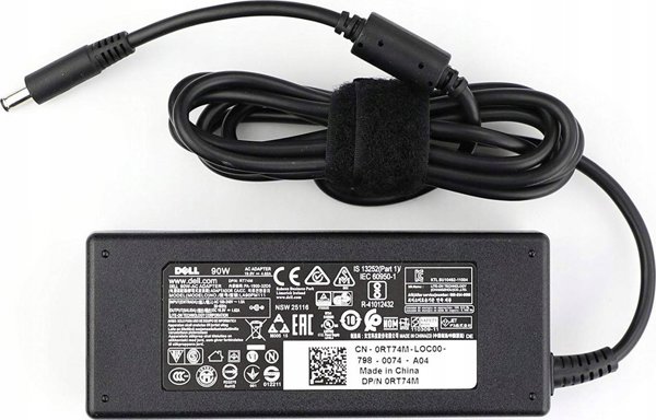 Dell Φορτιστής Laptop 90W 19.5V, Γνήσιος Προσαρμογέας AC για Notebook