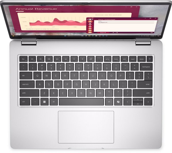 DELL Pro 14 PC14250 14inch FHD+ Ultra 7 255U 16GB 512GB SSD FPR BK W11P 3YPS Platinum