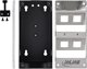 Delock Verteilerkasten 4-Port Cat.6A, Επιτοίχιο Κουτί Δικτύωσης & Ράγας με Keystone Modules