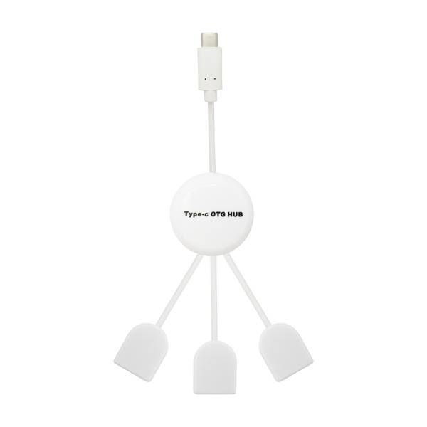 USB Hub ΟΕΜ USB 3.1 Type-C, 3 Ports, Λευκό - 12050
