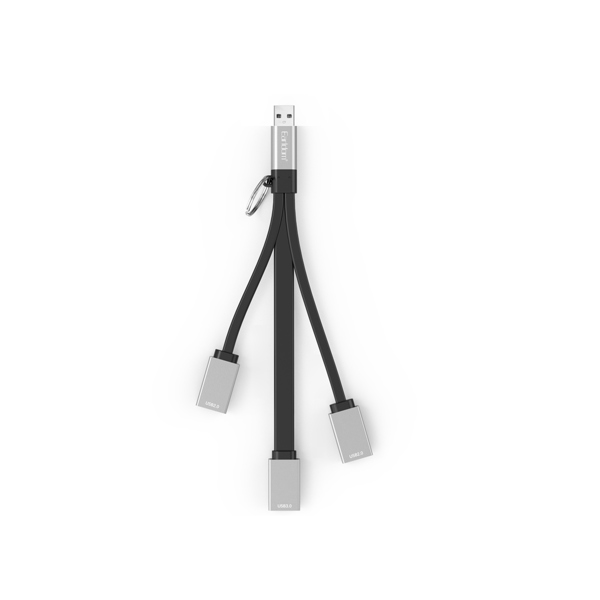USB hub Earldom ET-HUB15A, 4 Ports, OTG, Black - 12066