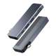 USB hub Baseus Harmonica, 5 Port, Type-C to 2xUSB 3.0, PD, TF, Micro SD, Gray - 12078