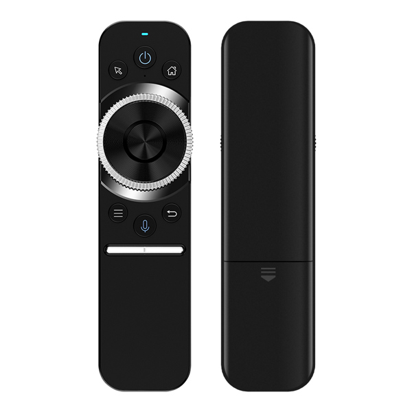 Wireless remote control No brand R1, Air mouse, USB 2.4GHz, Microphone, IR learning, Black - 13044