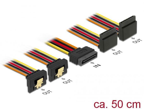 Delock 0.5m, Wielokolorowy (60155)