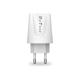 Φορτιστής δικτύου, DeTech, DE-01, 5V/2.1A, 220V, 2 x USB, λευκό - 14118