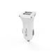 Φορτιστής αυτοκινήτου DeTech, DE-C01, 5V/2.4A, 12/24V, 2 x USB, Λευκο - 14122