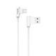 Kαλώδιο δεδομένων DeTech DE-21M, Micro USB, 1.0m, λευκό - 14129