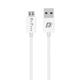 Καλώδια δεδομένων DeTech, 10τμ. Micro USB, 1,0m, λευκό - 14143
