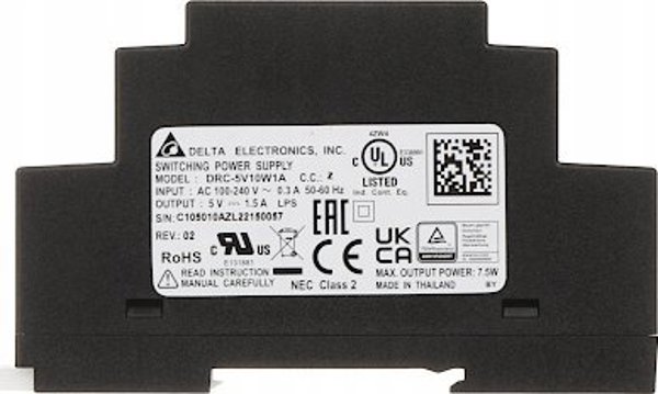 Delta ZASILACZ IMPULSOWY DRC-5V10W-1AZ Delta Electronics