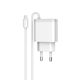 Φορτιστή LDNIO A321, 5V 3.1A, 2xUSB, με καλώδιο Micro USB, Λευκο - 14741