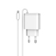 Φορτιστή LDNIO A321, 5V 3.1A, 2xUSB, Με καλώδιο για το iPhone 5/6/7SE, Λευκο - 14742