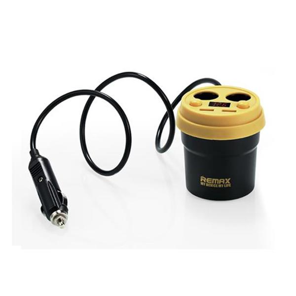 Φορτιστή αυτοκινήτου, Remax CR-2XP, 5V/3.1A, Παγκόσμιος 2xUSB, χωρίς καλώδιο, μαύρο - 14832