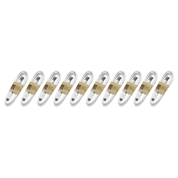 Καλώδια δεδομένων No brand, 20pcs, Micro USB, 1.0μ, λευκό - 14857