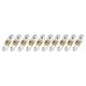 Καλώδια δεδομένων No brand, 20pcs, Micro USB, 1.0μ, λευκό - 14857