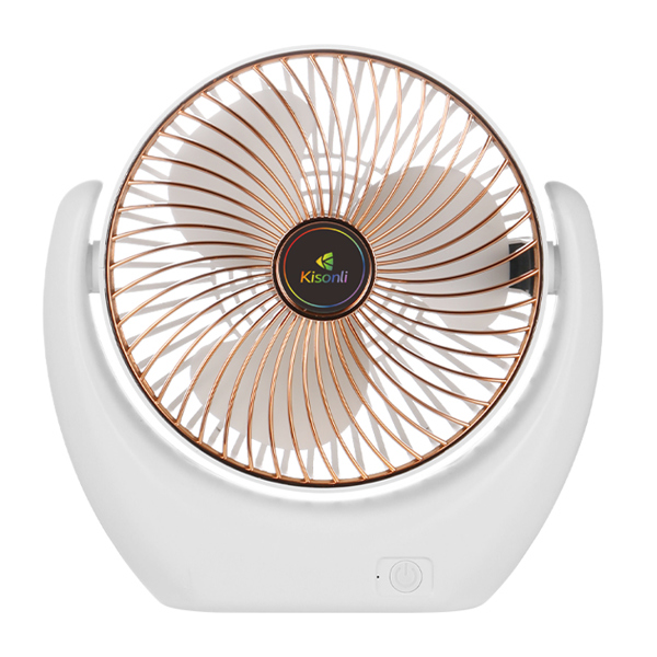 Portable Desktop Fan Kisonli F105, 2000mAh, Διαφορετικα χρωματα - 15056