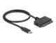 Delock Αντάπτορας USB Type-C σε SATA 22-pin 6 Gb/s για Σκληρό Δίσκο HDD/SSD