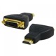 Αντάπτορας DVI F - HDMI, No brand, Μαύρο - 17101