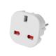 ΟΕΜ Αντάπτορας UK-US σε EU Schuko DT 220V Universal, Λευκό - 17107