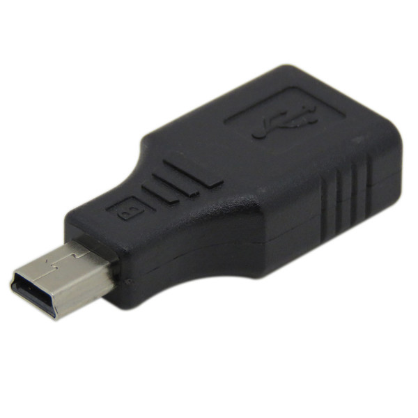 προσαρμογέας DeTech USB F Μίνι 5P M, Μαύρο - 17133