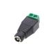 Connector DeTech, DC, 5.5x2.1 F - Screw Terminal, 10pcs., Black - 17167