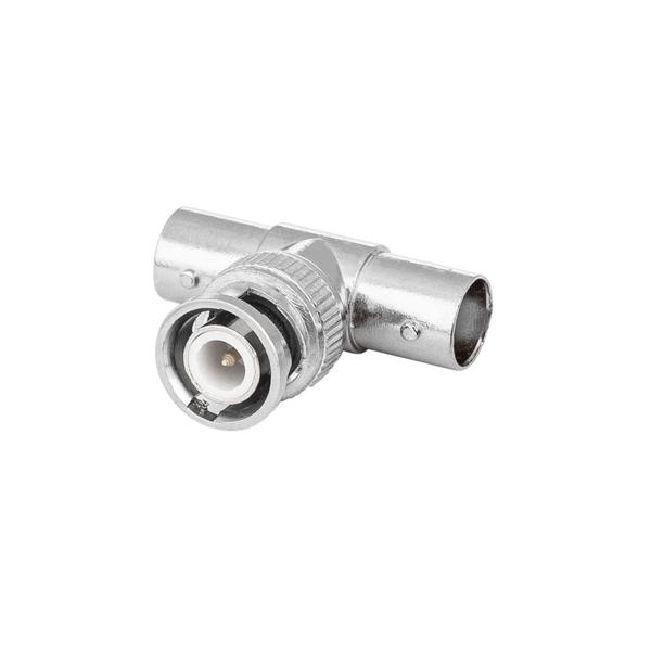 Connector DeTech, BNC M - 2xBNC F, 10pcs. - 17174