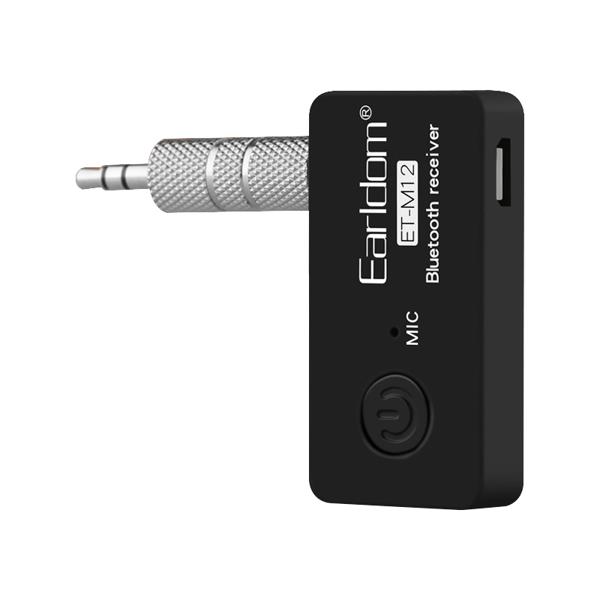 Δέκτης Bluetooth, Earldom, M12, 3,5 χιλιοστά, μαύρο - 17276