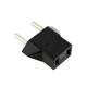 Αντάπτορας No brand BX-9619, US to EU, CEE 7/16, 220V, Υψηλής Ποιότητας, Μαυρο - 17705