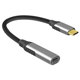 Adapter DeTech, USB 3.1 Type-C – Mini DP, 4K, 60Hz, Gray - 17838