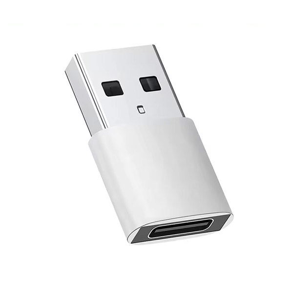 Adapter DeTech, USB C (F)– USB(M) OTG, Gray - 17856