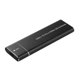 SSD Enclosure DeTech, M.2 SSD NVMe, USB3.1 Type-C, Black - 17863
