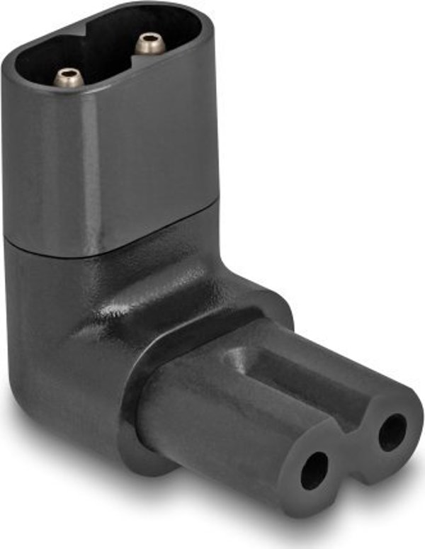 Delock DeLOCK 80470 αλλαγέας φύλου / καλωδίων IEC 60320 C8 IEC 60320 C7 Μαύρο