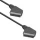 Καλώδιο DeTech, SCART - SCART, 1.0m, Μαυρο - 18021