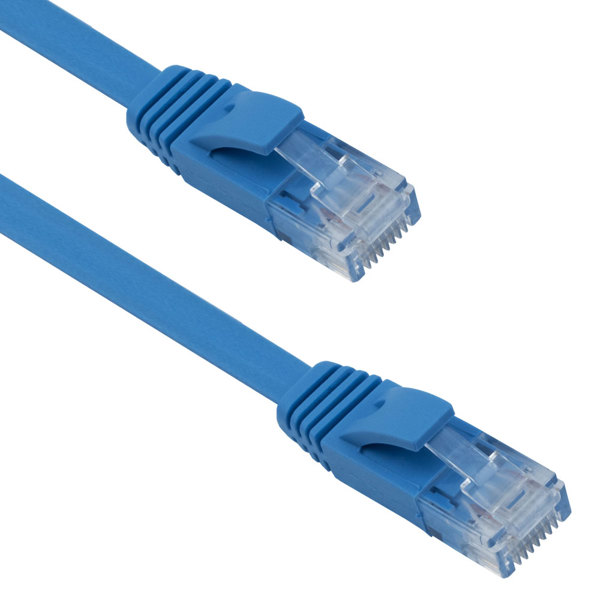 Καλώδιο Δικτύου CAT6, 3m, DeTech, Πλακέ - 18131