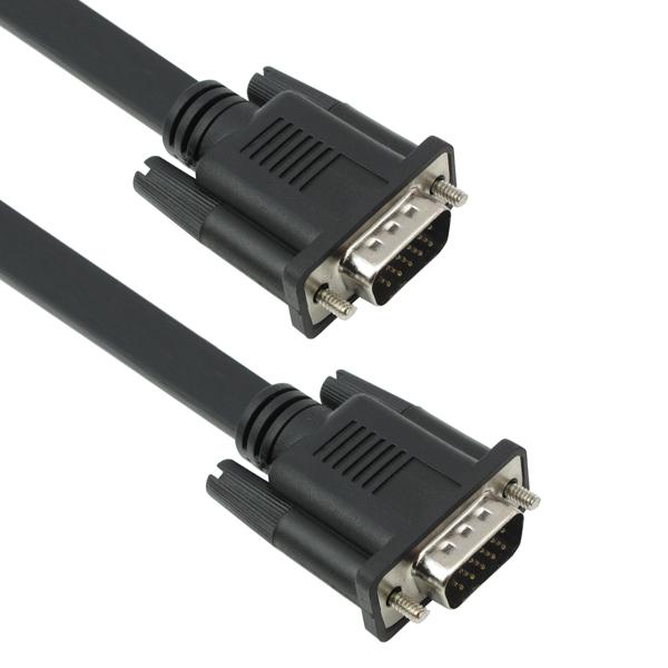 Καλώδιο DeTech VGA 3+4, 5m, Πλακέ - 18142