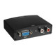 Μετατροπέας VGA σε HDMI Μαύρο - 18162