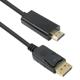 Καλώδιο DeTech DP 14+1 cooper σε HDMI, 3m, Μαύρο - 18274