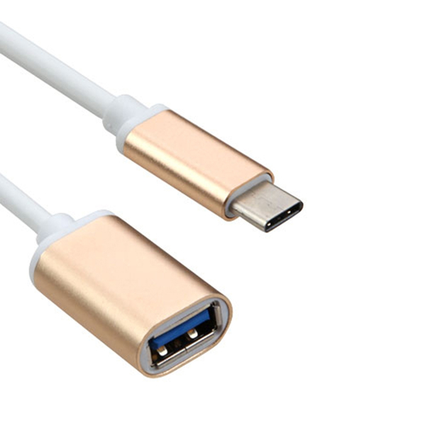 Καλώδιο No brand, Type-C σε USB 3.0, Χρυσό - 18291