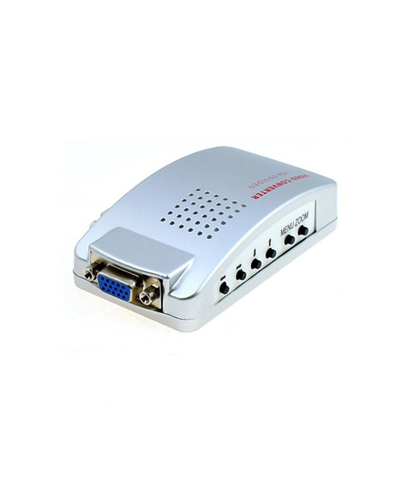 Μετατροπέας VGA σε AV/S-Video+VGA, ΟΕΜ, Ασημί - 18299