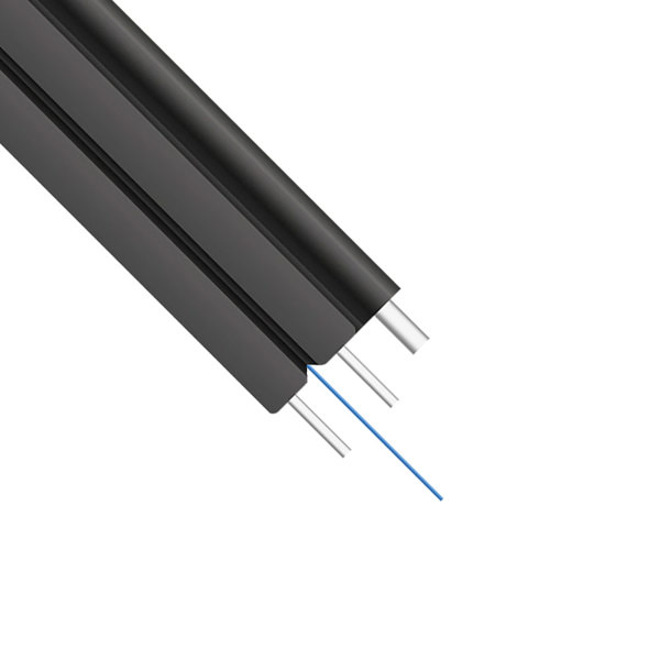 Fiber optic cable DeTech, FTTH, 1 core, Outdoor, 2000m, Black  - 18412