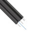 Fiber optic cable DeTech, FTTH, 1 core, Outdoor, 2000m, Black  - 18412