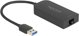 Delock Αντάπτορας USB 5 Gbps Type-A σε 2,5 Gb LAN RJ45 Μαύρος