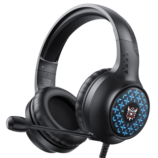 Ακουστικά Onikuma X7, Για PC, Μικρόφωνο, 3.5mm, USB, Μαύρο - 20672