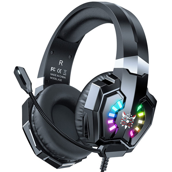 Ακουστικά Onikuma X32, Για PC, Μικρόφωνο, 3.5mm, USB, Μαύρο - 20743