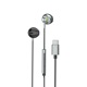 Earphones Earldom ET-E68, Type-C, Microphone, Gray - 20752