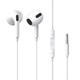 Mobile earphones Baseus Encok H17, Microphone, White - 20762