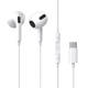 Earphones Baseus Encok C17, Type-C, Microphone, White - 20766