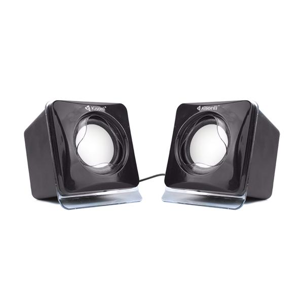 Ηχεία Kisonli V410 2x3W USB, Μαύρο - 22044
